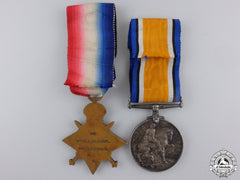 Canada. A First War Pair To The Overseas Railway Construction Corps