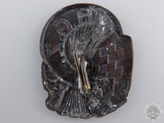 A Second War Croatian Guard Unit (H.g.z.) Badge