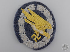 A Luftwaffe Fallschirmjäger Badge; Cloth Version