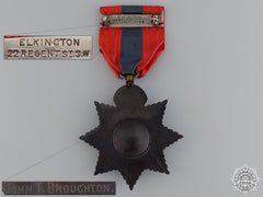 A British Imperial Service Medal To John T. Broughton