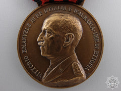 An Italian Medal For Expedition To Albania