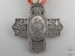 A 1936 Italian 11Th National Gathering Of The Knights At Trieste Cross