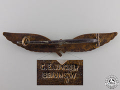 A Scarce Civilian Pilot's Badge By Juncker