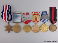 Six European Medals