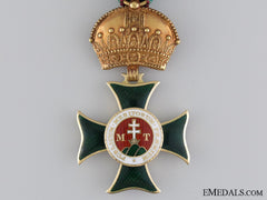 A Order Of St. Stephen In Gold With Gc Klein Decoration