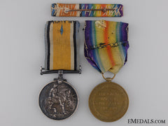 Canada. A First War Medal Pair To The 14Th Infantry Cef