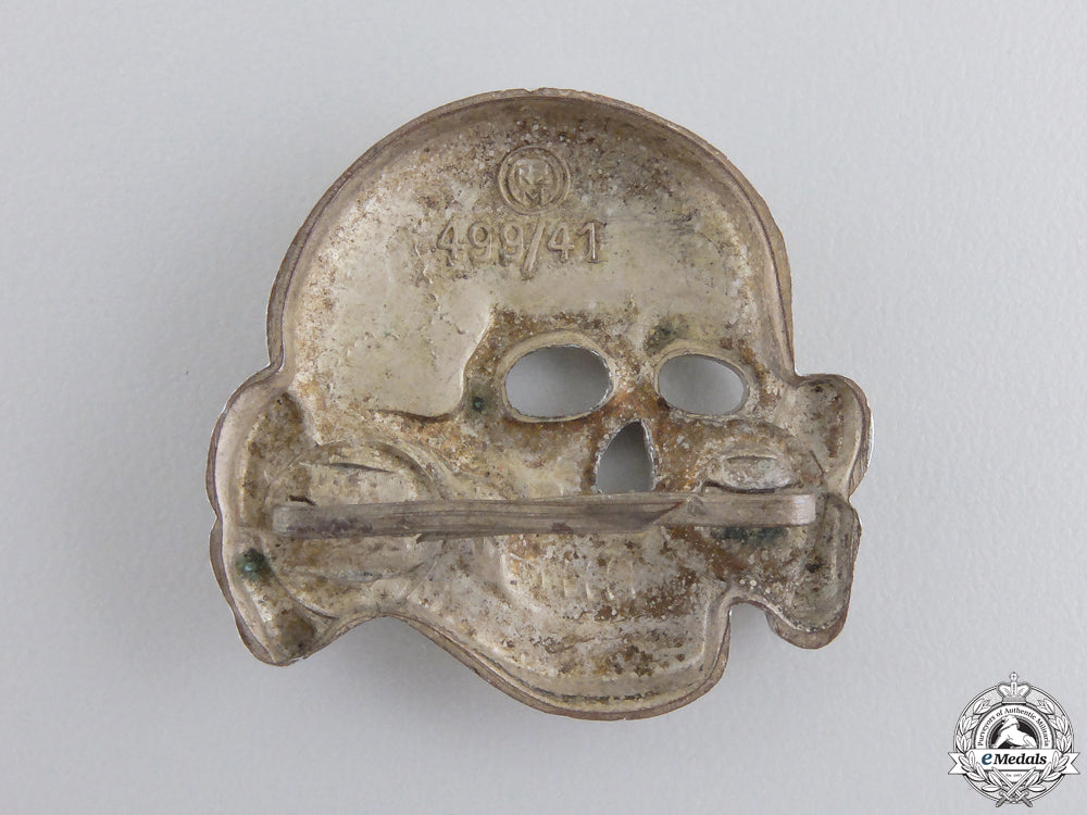 An Ss Visor Skulls Marked Rzm 499/41 By Zimmerman – eMedals
