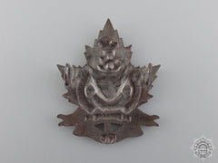 Wwi 8Th Saskatchewan Overseas Canadian Stationary Hospital Cap Badge