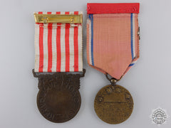 Two First War French Campaign Medals; Verdun