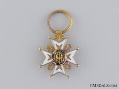 A Fine Miniature French Order Of St.louis In Gold