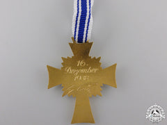 A German Mother's Cross; Gold Grade