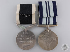 Two Second War Service Medals; India & New Zealand
