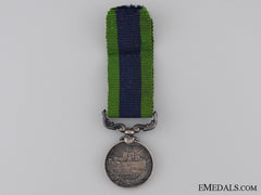 A Miniature 1909 India Service Medal