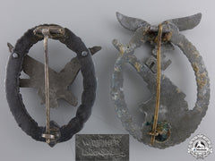 Two German Luftwaffe Badges