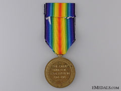 Wwi Victory Medal To The Canadian Labour Battalion Cef