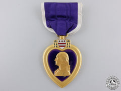 A Puprle Heart To Pte. Cox; Normandy Veteran Wounded In Belgium
