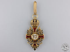 An Austrian Order Of F. Joseph In Gold; Commander's Neck Cross