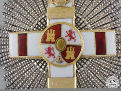 A Spanish Order Of Military Merit; Engraved 1918