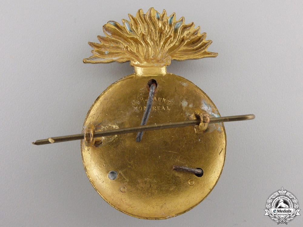 A Second War Edmonton Fusiliers (Machine Gun) Cap Badge – eMedals