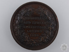 A 1886 British Colonial And Indian Exhibition Prize Medal By L.c.wyon