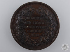 A 1886 British Colonial And Indian Exhibition Prize Medal By L.c.wyon