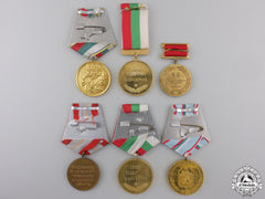 Six Republic Of Bulgaria Medals And Awards