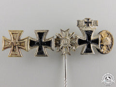 A German Stickpin With Five Awards; 1957 Version