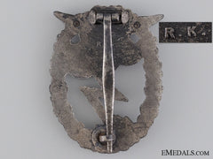 A Luftwaffe Ground Assault Badge By R.k.