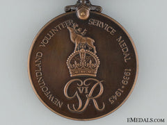 Wwii Newfoundland Volunteer War Service Medal To The Royal Navy
