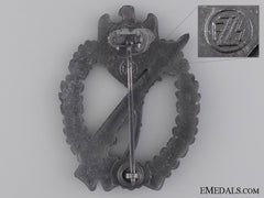 An Infantry Badge Silver Grade; Maker Marked