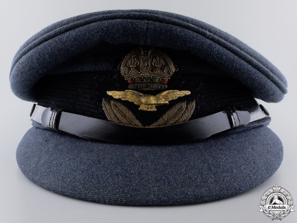 Rcaf Cap A Second War Royal Canadian Air Force (Rcaf) Officer's Service Cap ...