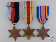 Three British Second War Campaign Stars