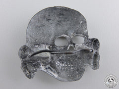 A Rare Belgian Made Ss Visor Cap Skull