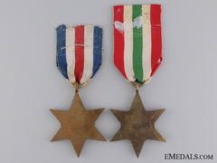 Two British Second War Campaign Stars