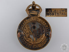 A 1904 Argyll Highlanders Cap Badge