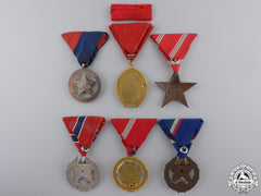Five Republic Of Hungary Medals, Orders & Awards