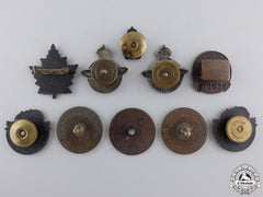 First & Second War Canadian Badges And Pins
