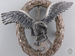 An Austrian Made Pilot's Badge By Brüder Schneider A.g Wien