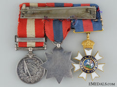 A Gold St.michael & St.george Miniature Group 
Consignment