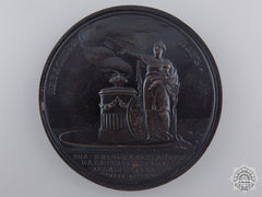 A 1777 Catherine Ii Bronze Table Medal