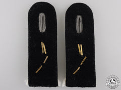 A Pair Of Ss-Obersturmführer Shoulder Boards