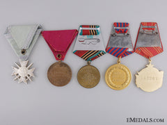 Five European Medals