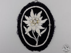 A Uniform Removed Ss Gebirgstruppen Badge