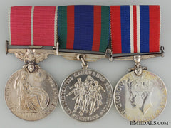 A British Empire Medal Group To The Royal Canadian Air Force