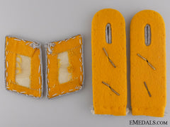 Luftwaffe Pilot Captain Shoulder Board And Collar Tab Set