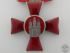 A Hamburg Hanseaten Cross; Named & Dated 1917