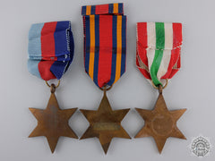 Three Second War Campaign Stars