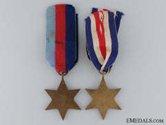 Two Second War Campaign Stars