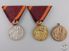 Three Bulgarian Medals For Participants In The September 1923 Uprising