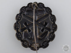 A First War Naval Wound Badge; Black Grade